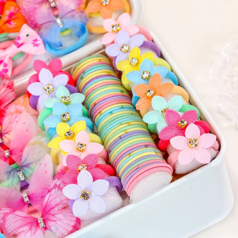 Girls Bow Hair Accessories Set – Colorful Princess Gift Girls Hair Accessories Nixie