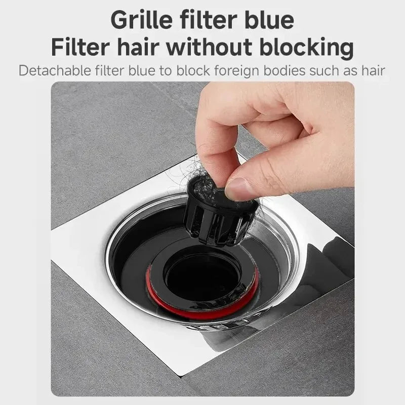 Odor Proof Floor Drain Valve & Sewer Core Backflow Preventer Floor Drain Insert Nixie