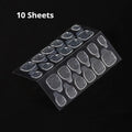 Double-Sided Nail Jelly Glue Adhesive Tabs 240pcs – Press-On Nail Adhesive Tabs Nixie fingernail