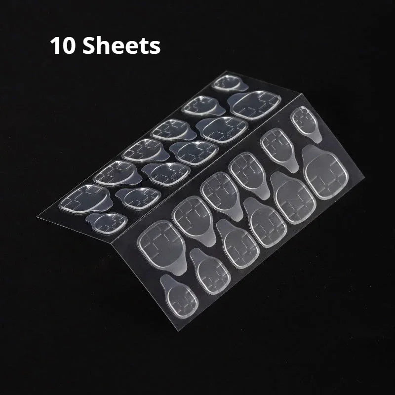 Double-Sided Nail Jelly Glue Adhesive Tabs 240pcs – Press-On Nail Adhesive Tabs Nixie fingernail