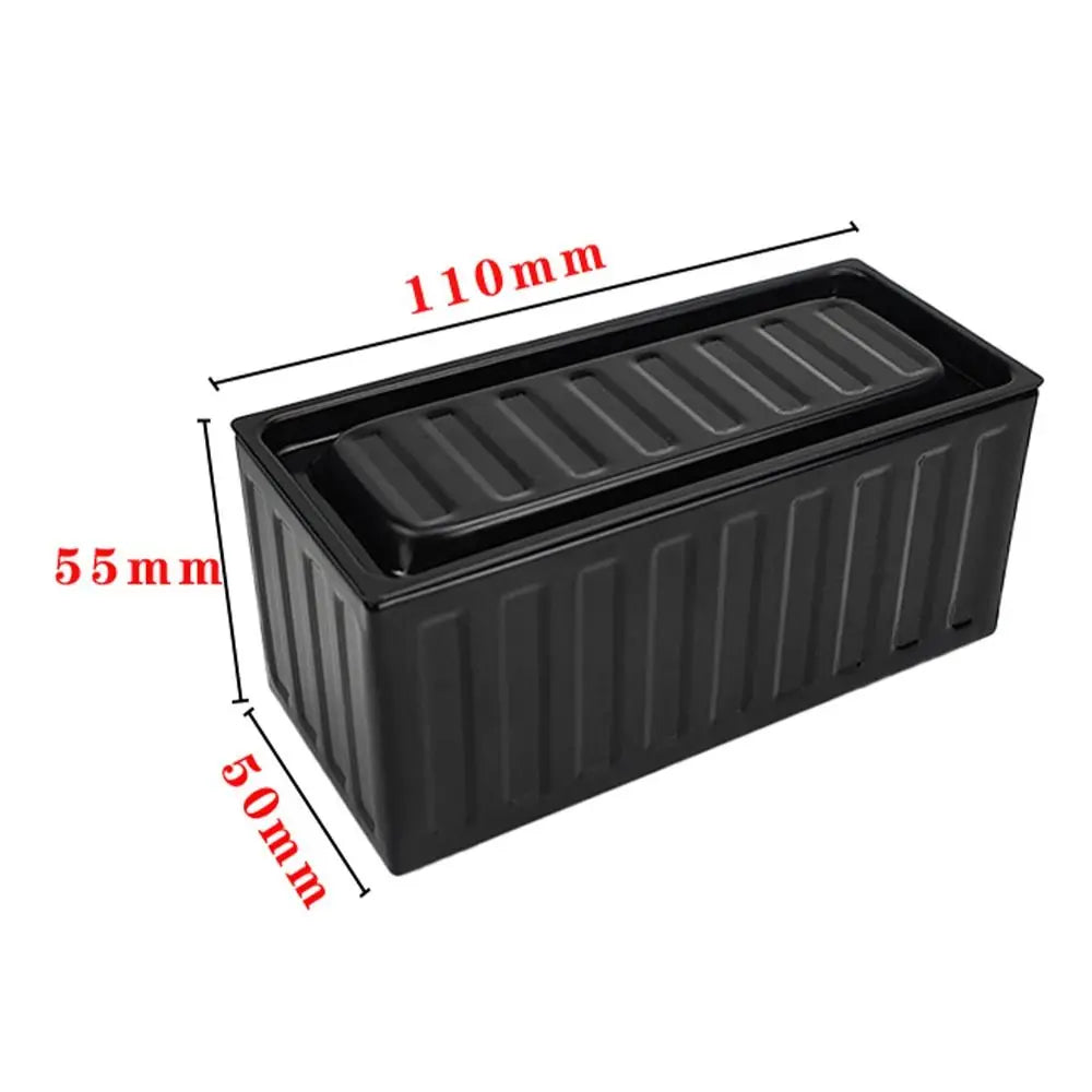 Retro Industrial Tinplate Mini Storage Box – Desktop Organizer