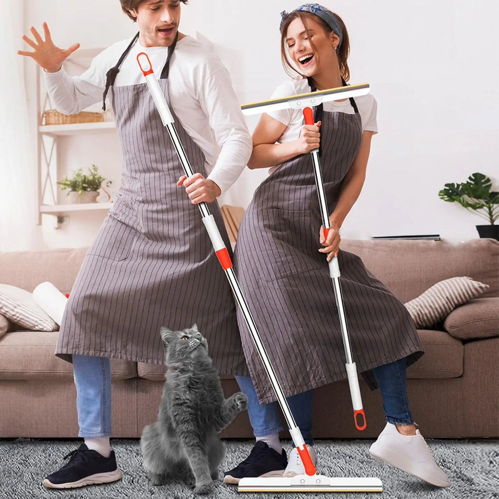 Carpet Rake for Pet Hair – Long Handle Reusable Cleaner Pet Hair Carpet Rake Nixie