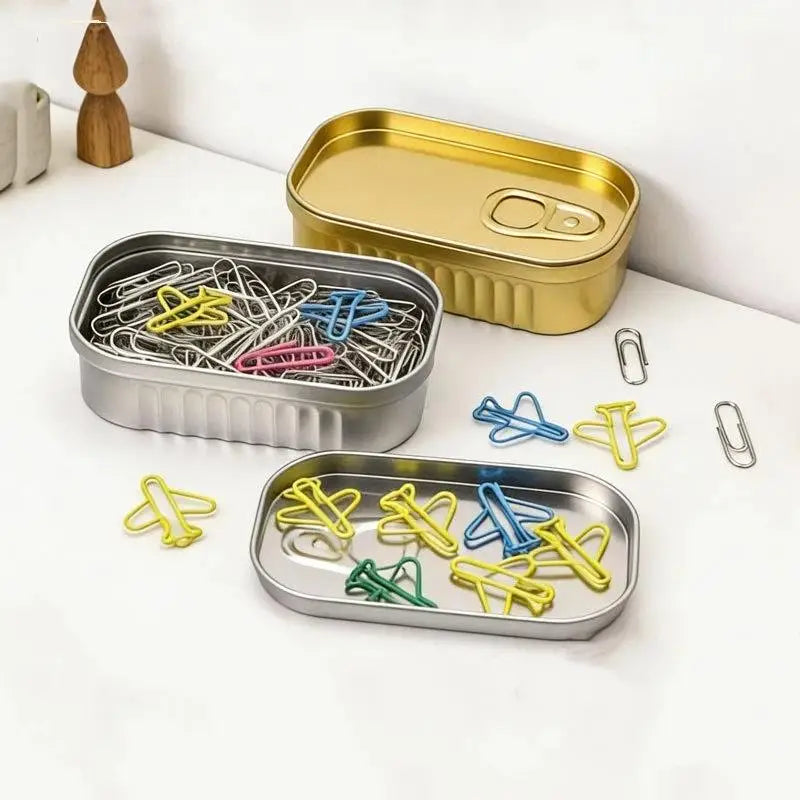 Sardine Can Tin Storage Box – Travel & Home Organizer Novelty Tin Storage Box Nixie