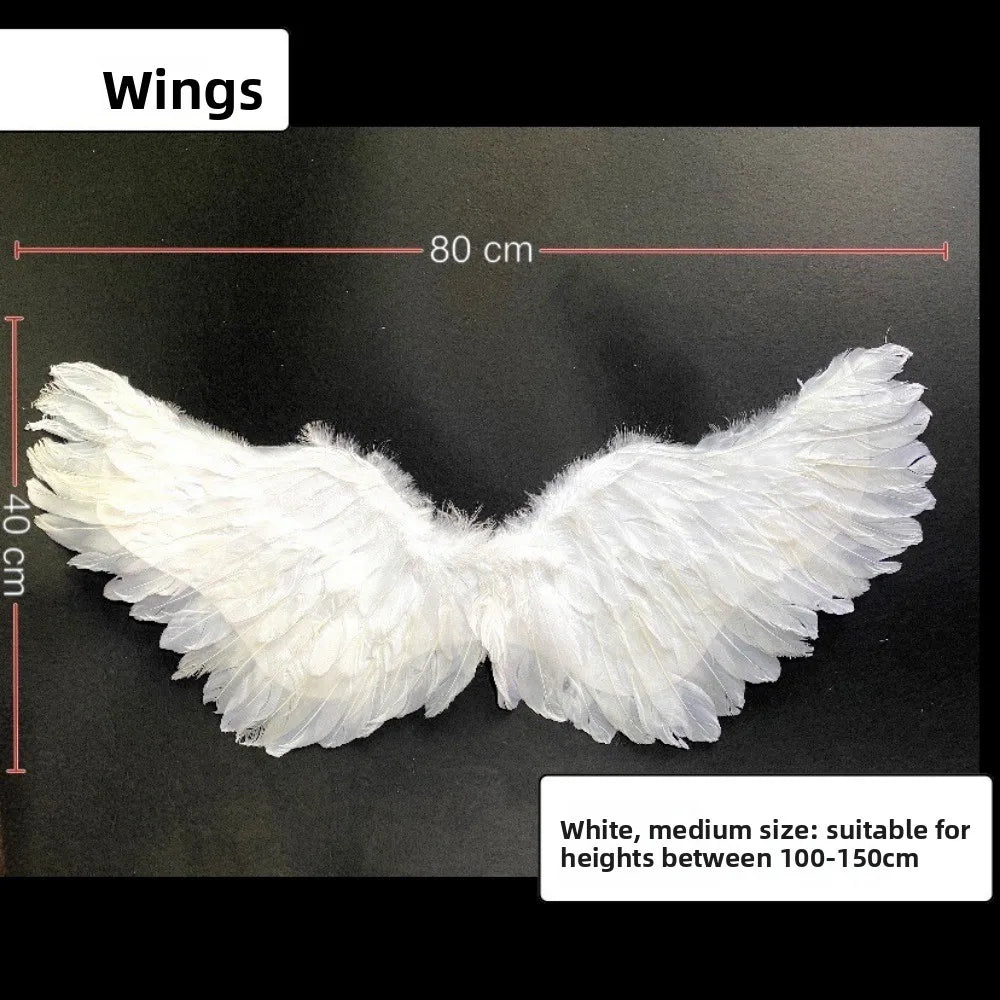 Fairy Feather Headband Angel Wings Goddess Hair Hoop