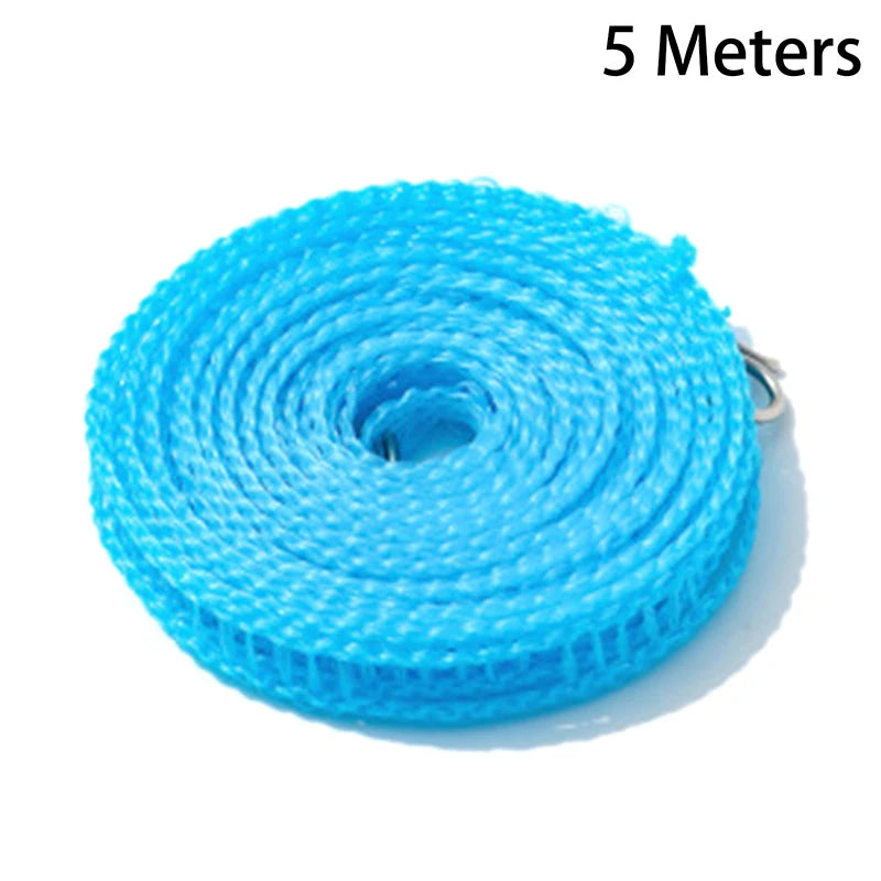 Windproof Fence Clothesline 5M/10M – Indoor & Outdoor Drying