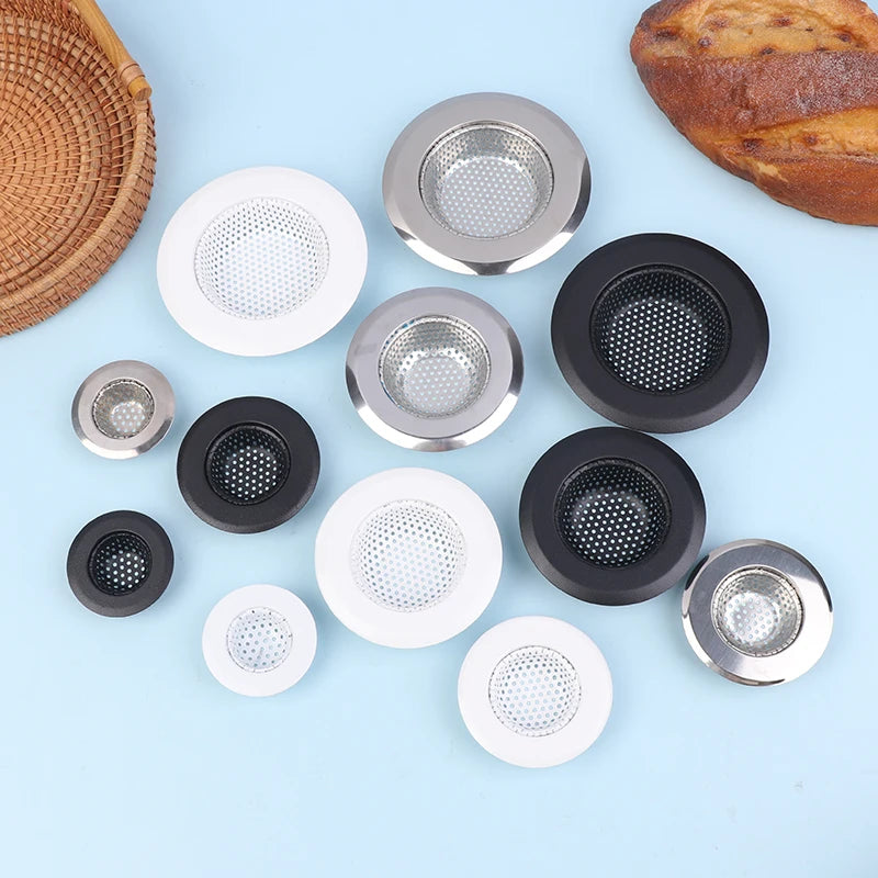 Stainless Steel Sink Strainer & Shower Hair Catcher Stopper Drain Strainer Nixie
