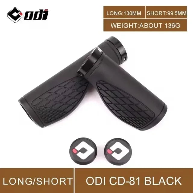 ODI MTB Ergonomic Lock-On Handlebar Grips | Anti-Slip Bike Bicycle Handlebar Grips Nixie CD81 Black