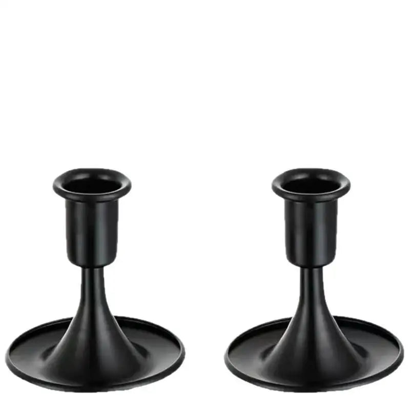 Retro Metal Chamberstick Candle Holder | Iron Table Decor Candle Holder Nixie