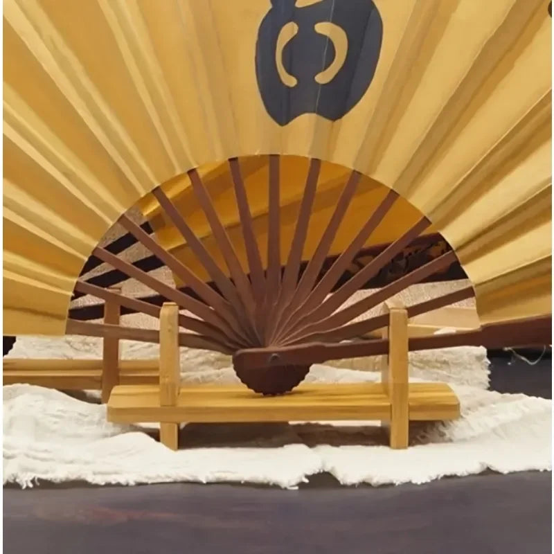 Bamboo Folding Fan Display Stand Holder | Home Decoration Fan Display Stand Nixie