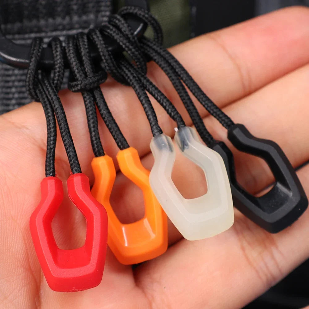 6Pcs Luminous Zipper Pullers – Glow-in-the-Dark Zip Extensions