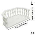 Miniature Dollhouse Balcony with Railing – European DIY Decor Dollhouse Accessory Nixie B3