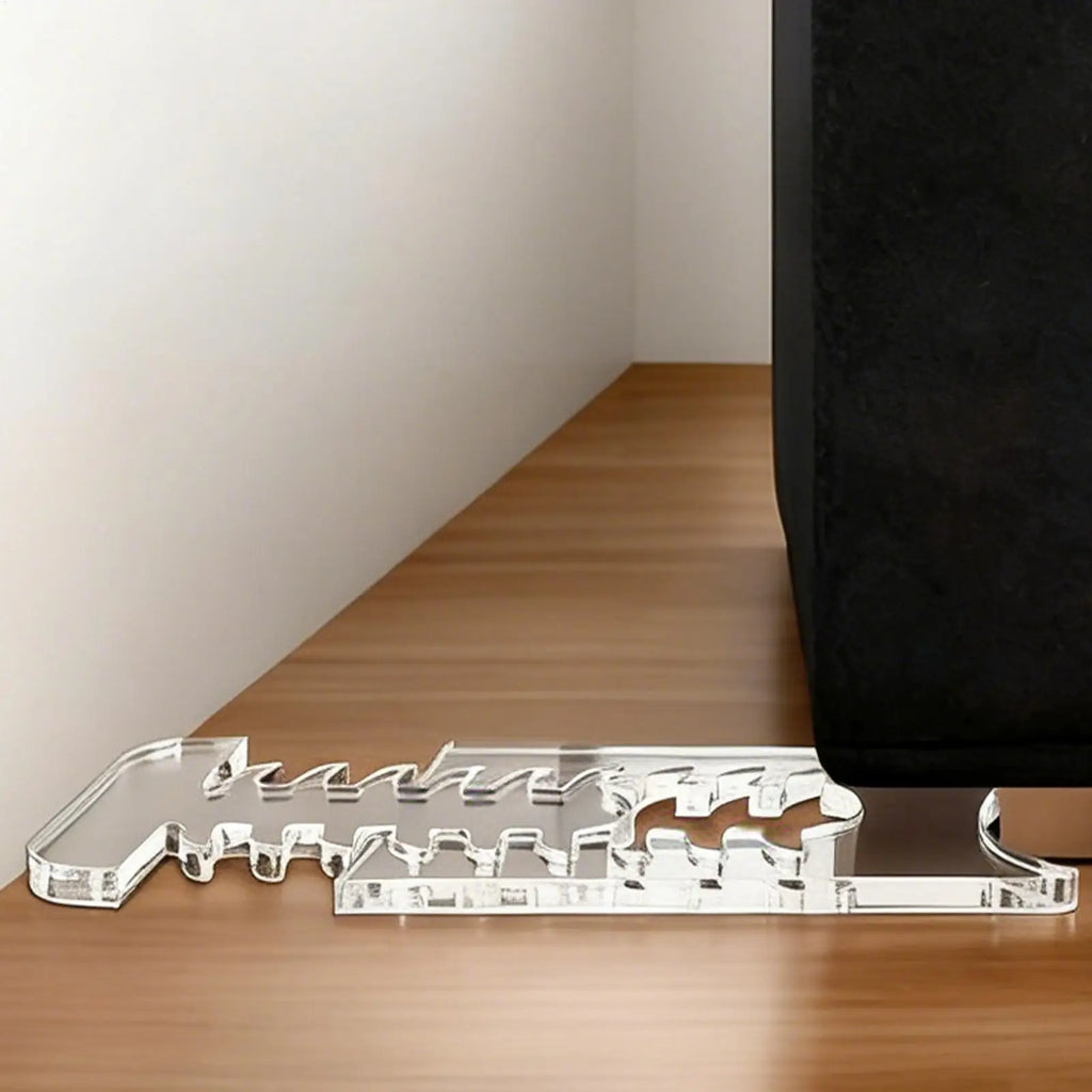 Adjustable Acrylic Couch Wall Spacer – Anti-Slip Furniture Stopper