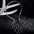 Diamond Hairband Hair Clip with Tassel Pendant & Faux Earrings Hair Accessory Set Nixie XL0493-3