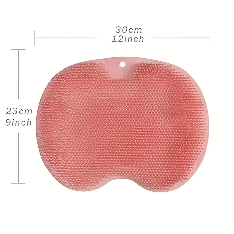 Exfoliating Foot Brush & Back Scrubber with Suction Cup Foot & Body Scrubber Nixie