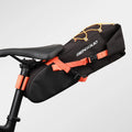 Nixie 10L Waterproof Bike Saddle Bag with Keel Support Bicycle Saddle Bag Nixie Black Orange