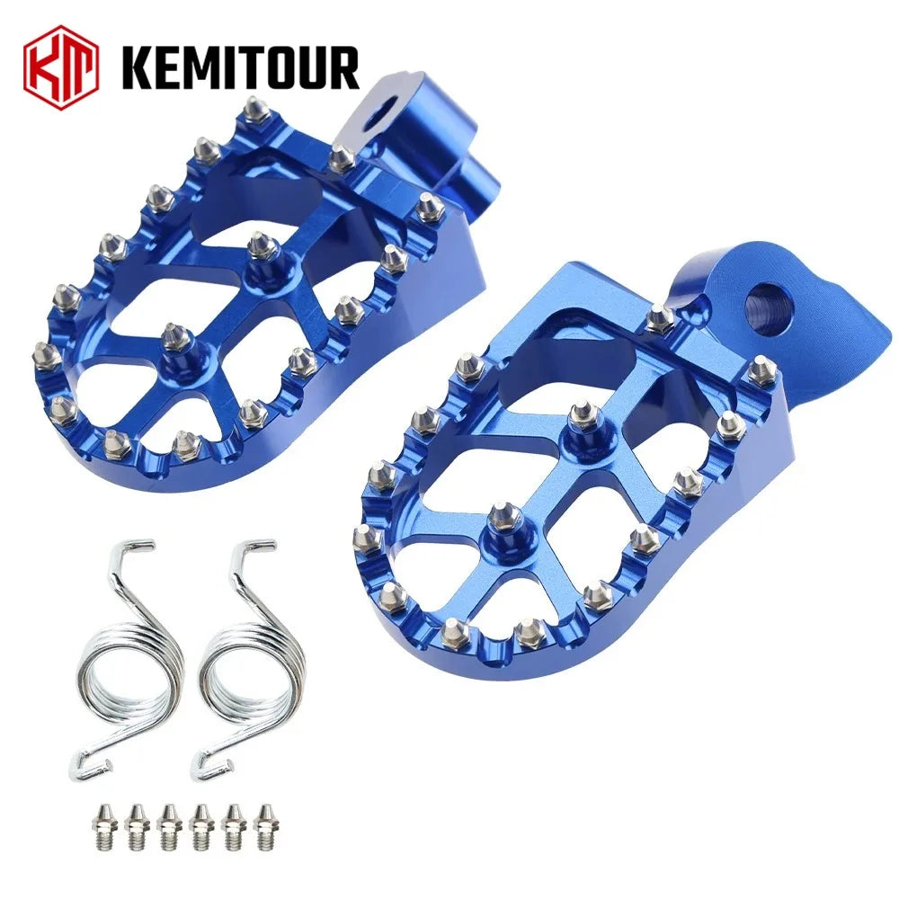 CNC Aluminum Foot Pegs for Yamaha YZ WR Series 1997–2023 Motorcycle Foot Pegs Nixie