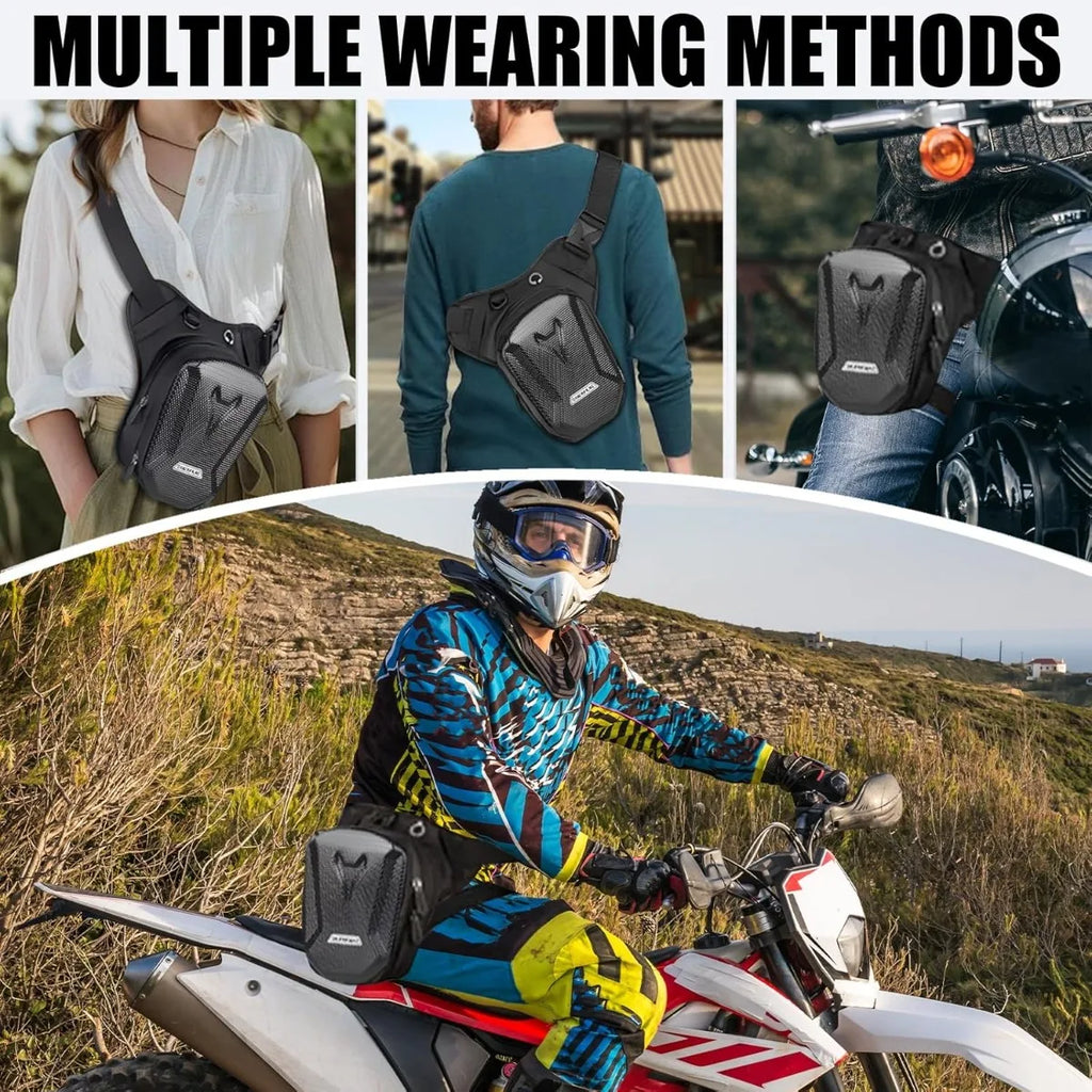 Motorcycle Drop Leg Bag Tactical Thigh Waist Pack | Nixie Tactical Leg Bag Nixie