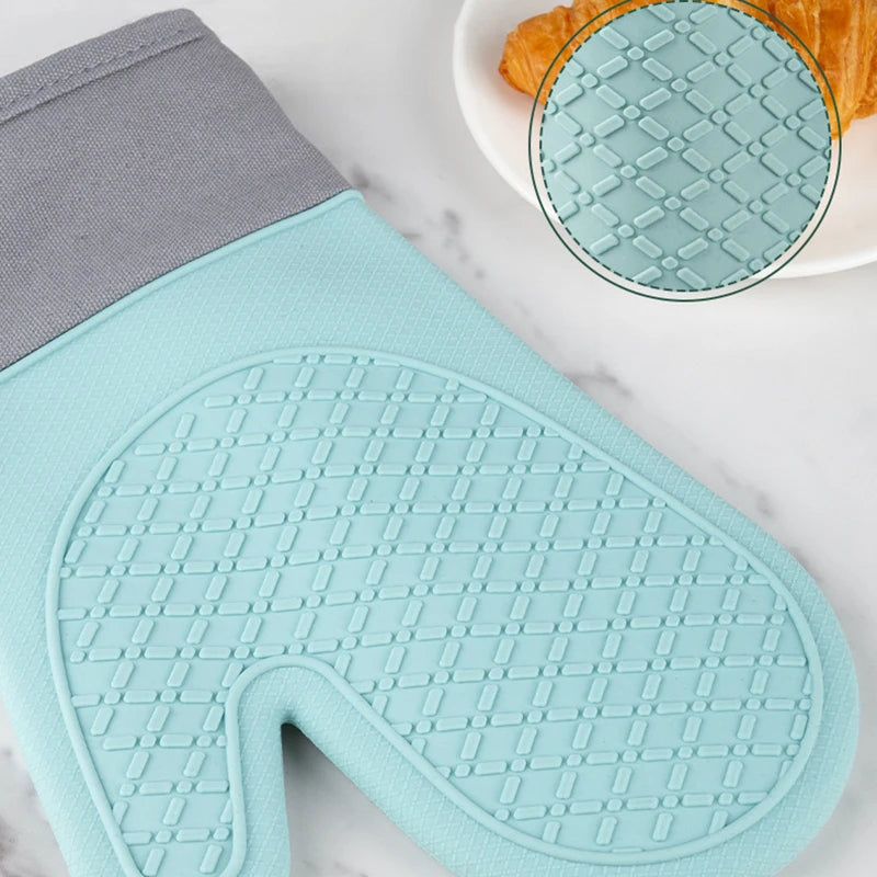 Silicone Oven Glove Mitt – Heat Resistant Kitchen Baking Glove