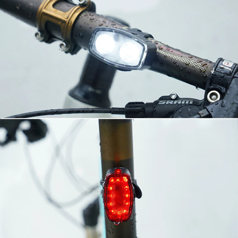 Rechargeable LED Bike Light Set – Front & Rear Bicycle Lights