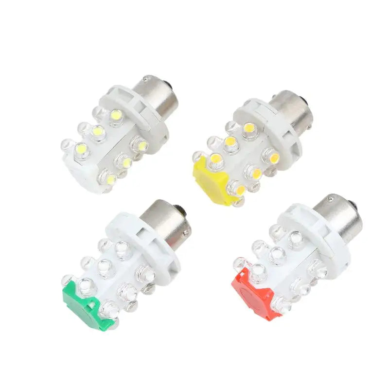 12/24V BA15S LED Signal Indicator Lamp – Red Green Yellow White LED Indicator Lamp Nixie