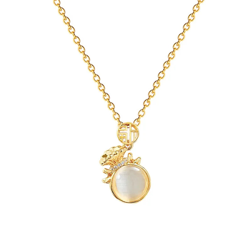 Women's Minimalist Gold Stainless Steel Pendant Necklace Pendant Necklace Nixie