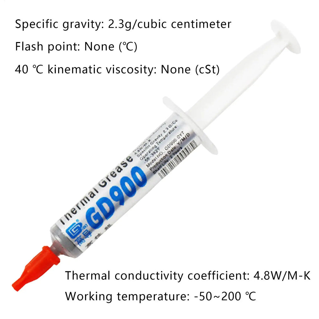GD900 Thermal Paste Non-Conductive CPU GPU Heat Compound Thermal Compound Nixie