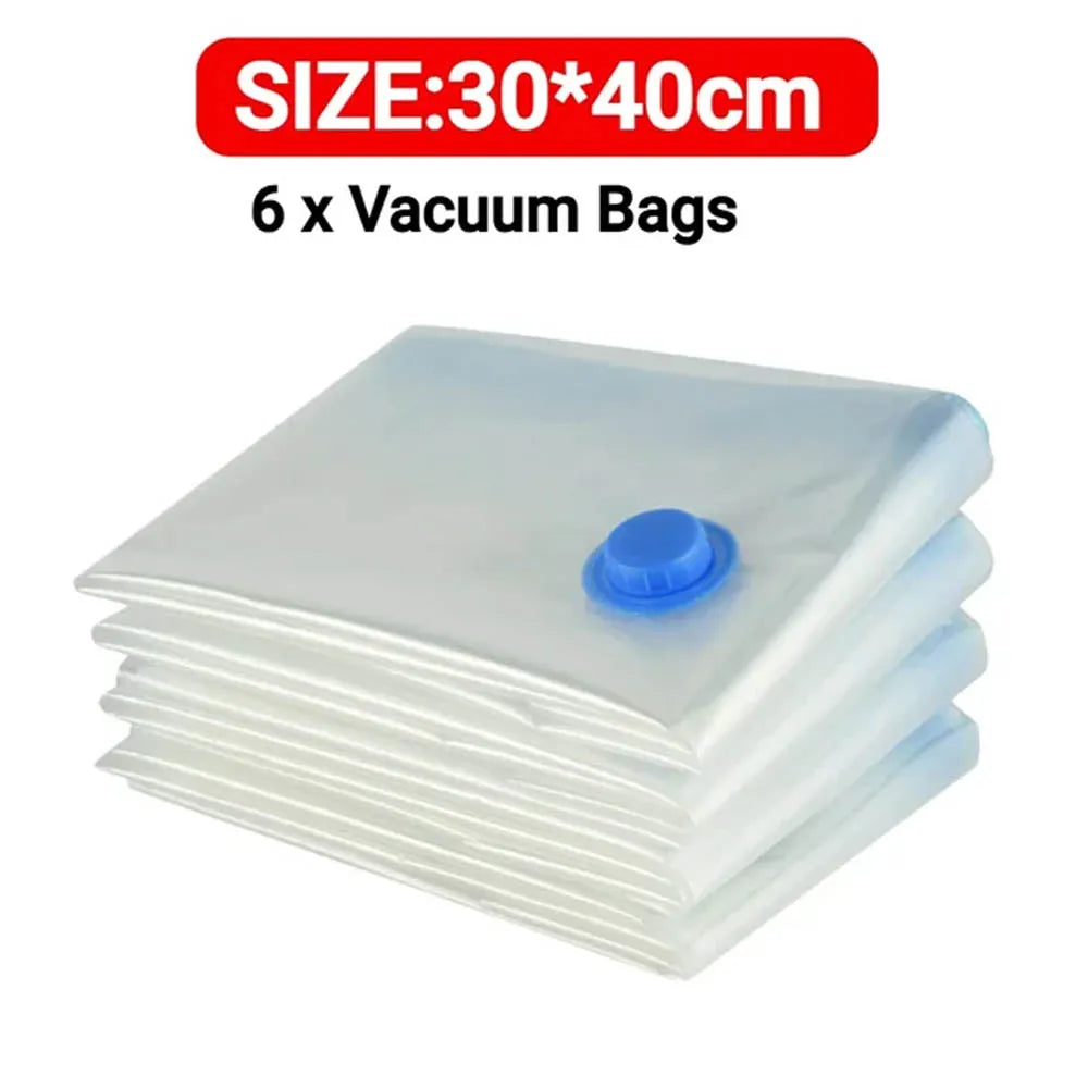 Vacuum Compression Storage Bags Reusable with Hand Pump