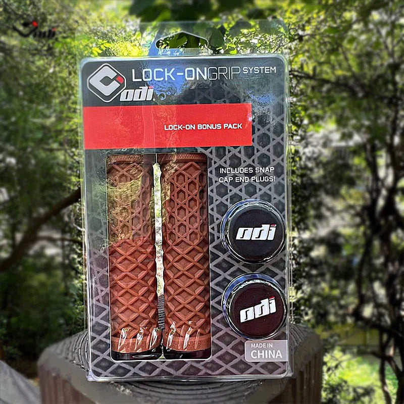 ODI Silicone Lock-On MTB Bike Grips | BMX Handlebar Cover Bike Handlebar Grips Nixie