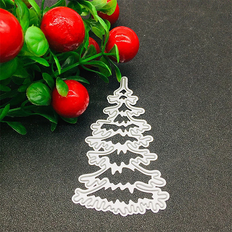 Christmas Tree Metal Cutting Die for Scrapbooking & Cards Craft Cutting Die Nixie