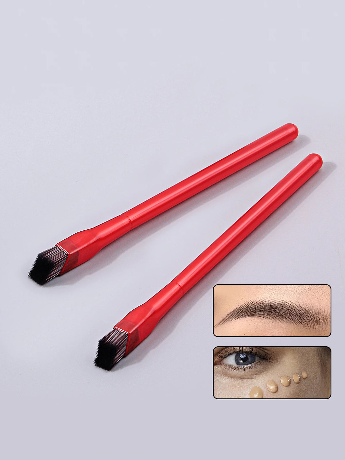 Bionic Fiber Angled Eyebrow Brush Set – Precise Brow Shaping Eyebrow Makeup Brush Nixie
