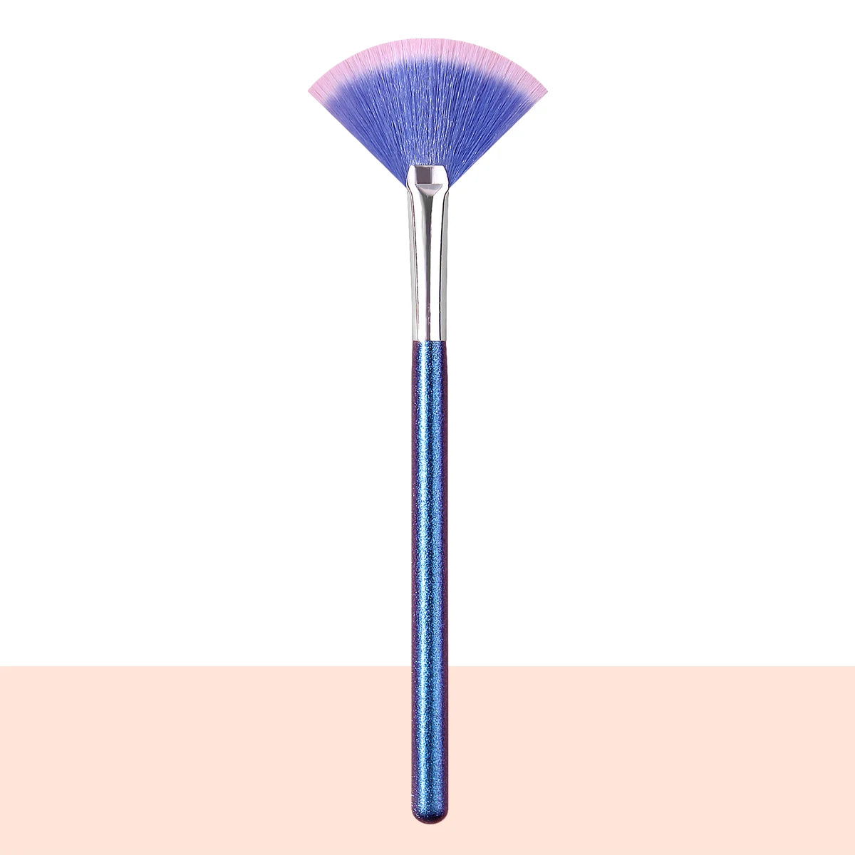 Fan-Shaped Blush & Contour Brush | Fluffy Wool Fiber Makeup Tool Makeup Brush Nixie 1pcs