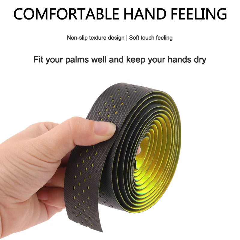 BUCKLOS Bike Handlebar Tape – Breathable PU+EVA Bar Wrap Bicycle Handlebar Tape Nixie