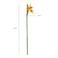 Long Stem Artificial Bird of Paradise Faux Strelitzia Flower Artificial Flower Stem Nixie L-Yellow