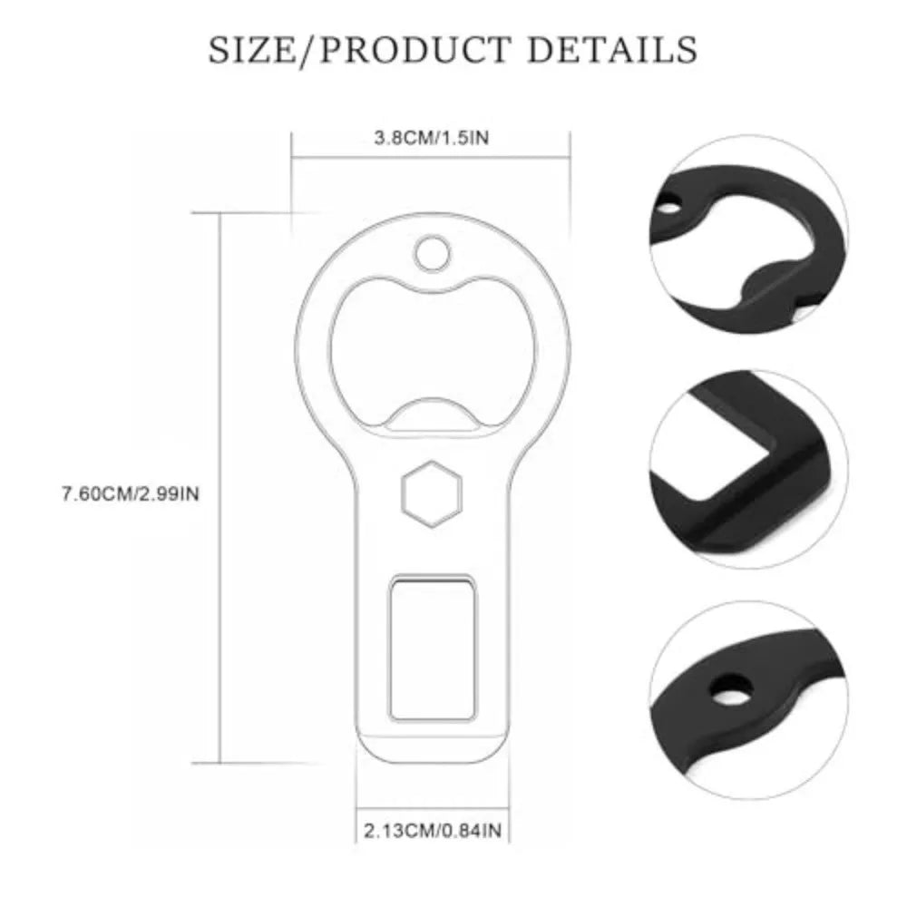 Metal Beer & Soda Can Opener Multi-Purpose Camping Wrench Can Opener Tool Nixie