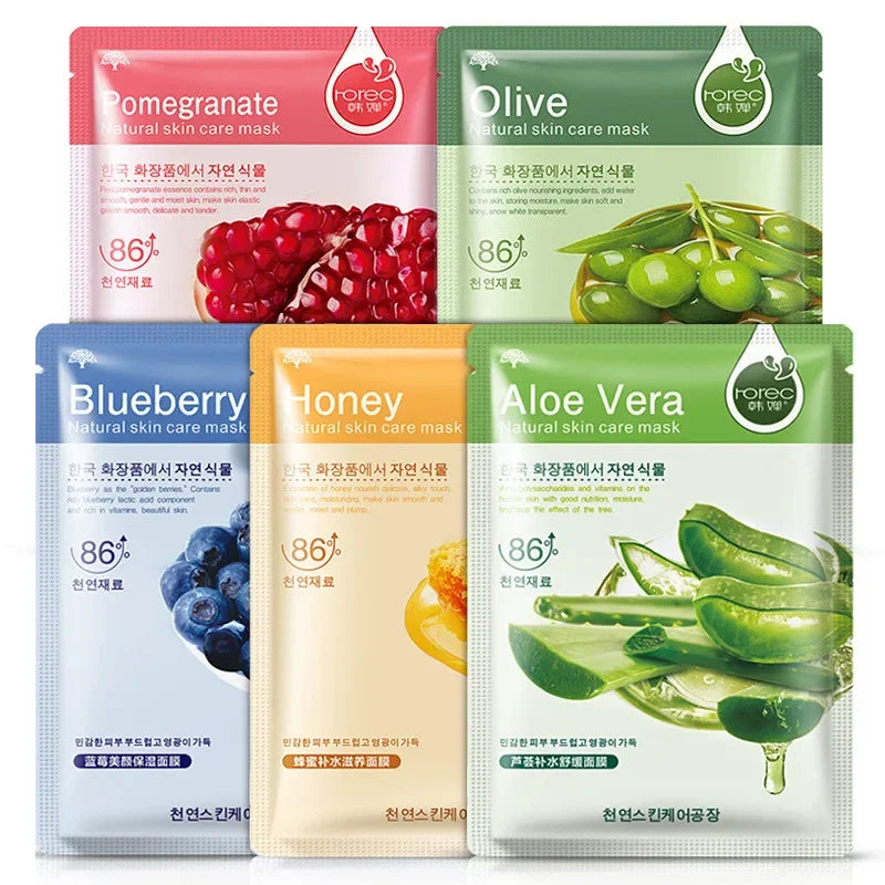 HanChan Plant Facial Mask – Moisturizing & Oil Control 30g Facial Sheet Mask Nixie
