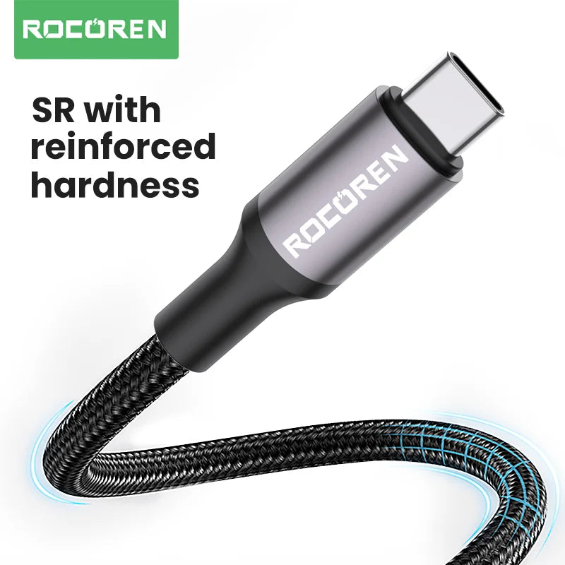 Rocoren USB-C Cable 3A Fast Charging 3M | Xiaomi Samsung Huawei USB-C Charging Cable Nixie