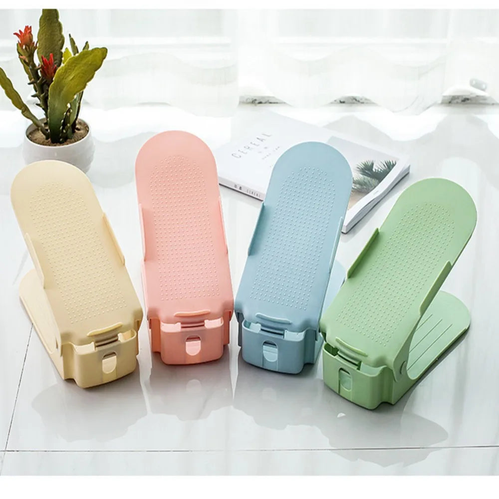 Adjustable Double Layer Shoe Rack – Space-Saving Stand