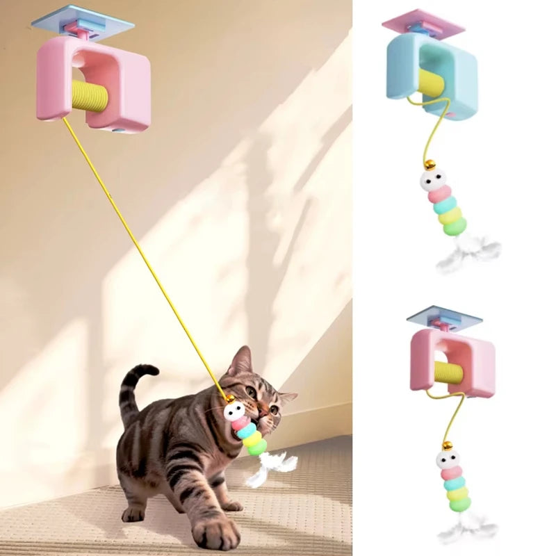 Interactive Electric Flying Bird Cat Toy with Elastic Rope Interactive Cat Toy Nixie