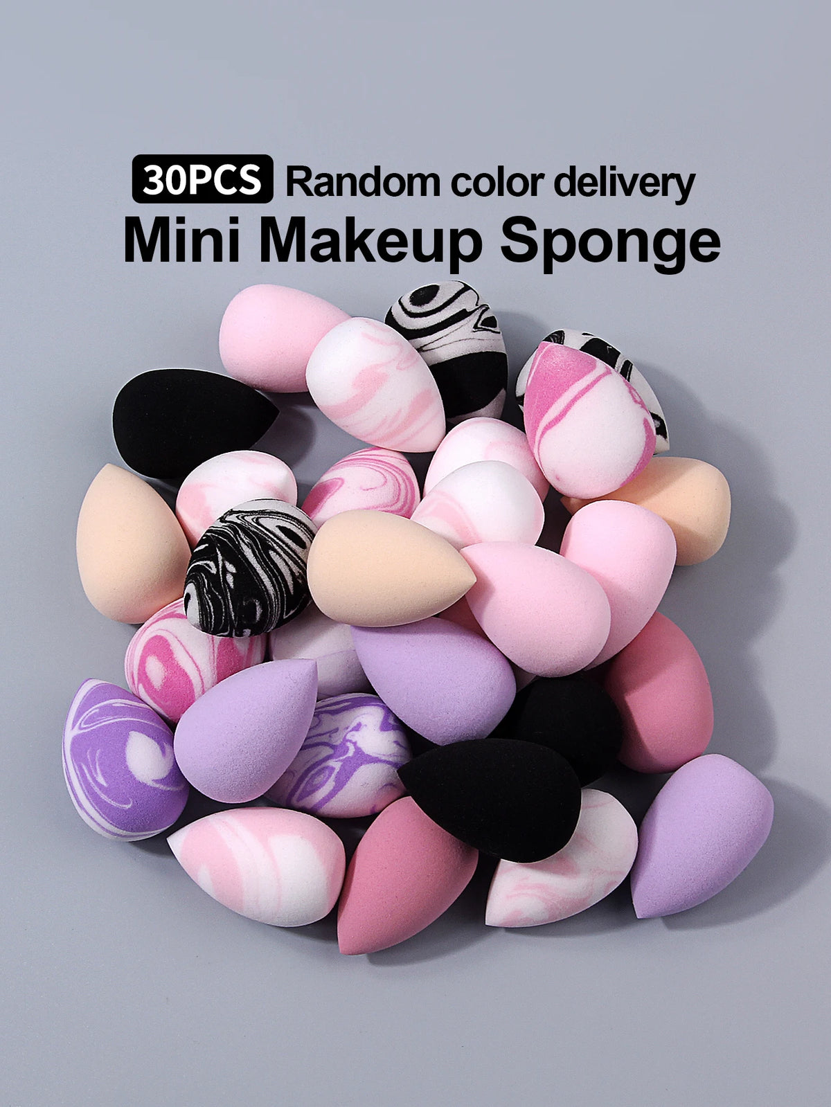 Mini Makeup Sponges – Water-Expanding Cosmetic Puffs 10–100 Pcs