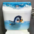 Cute Penguin Waterproof Bathroom Toilet Stickers – Self-Adhesive Bathroom Wall Decal Nixie Default Title