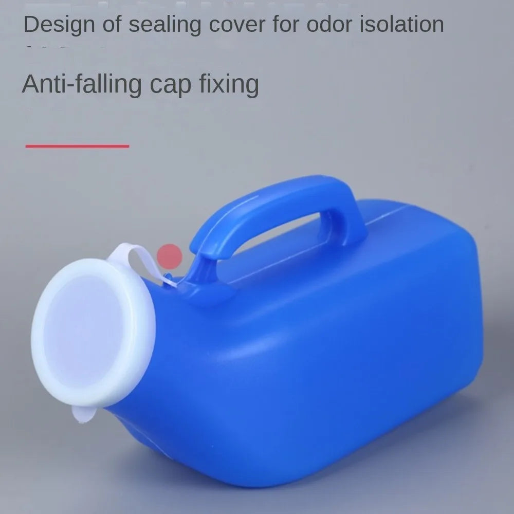 Portable Urinal Bottle with Lid – 1000ml Travel Night Pot Portable Urinal Bottle Nixie