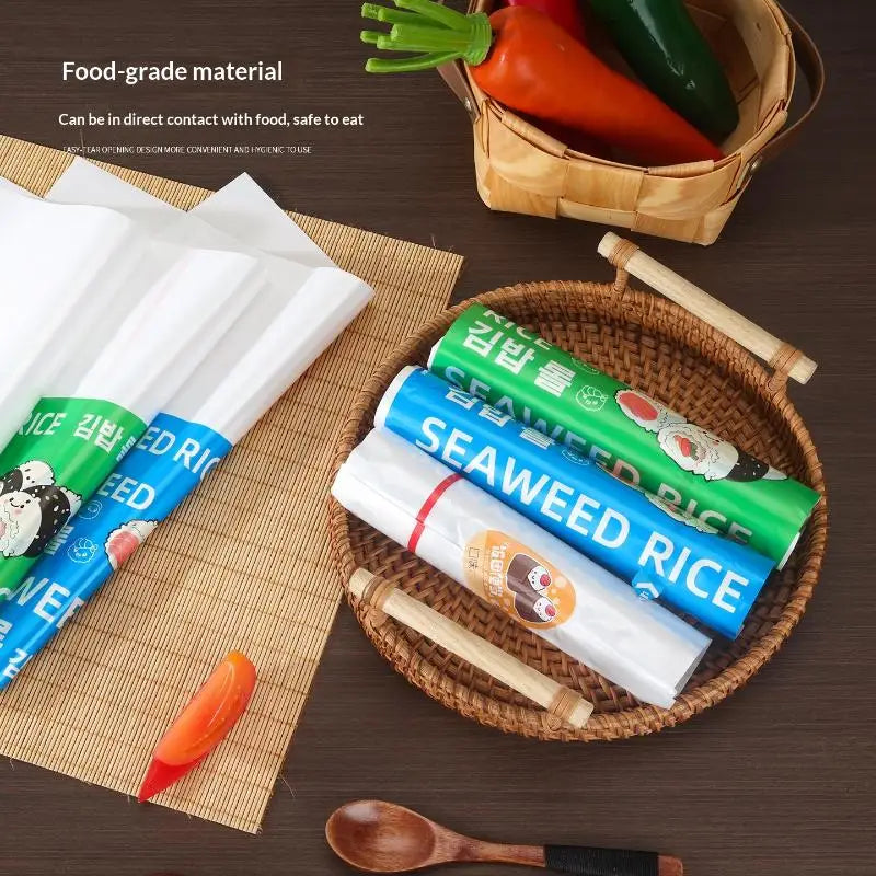 Disposable Sushi Roll Wrapping Bags – Japanese Cartoon 20/100 Pcs Food Packaging Wrap Nixie