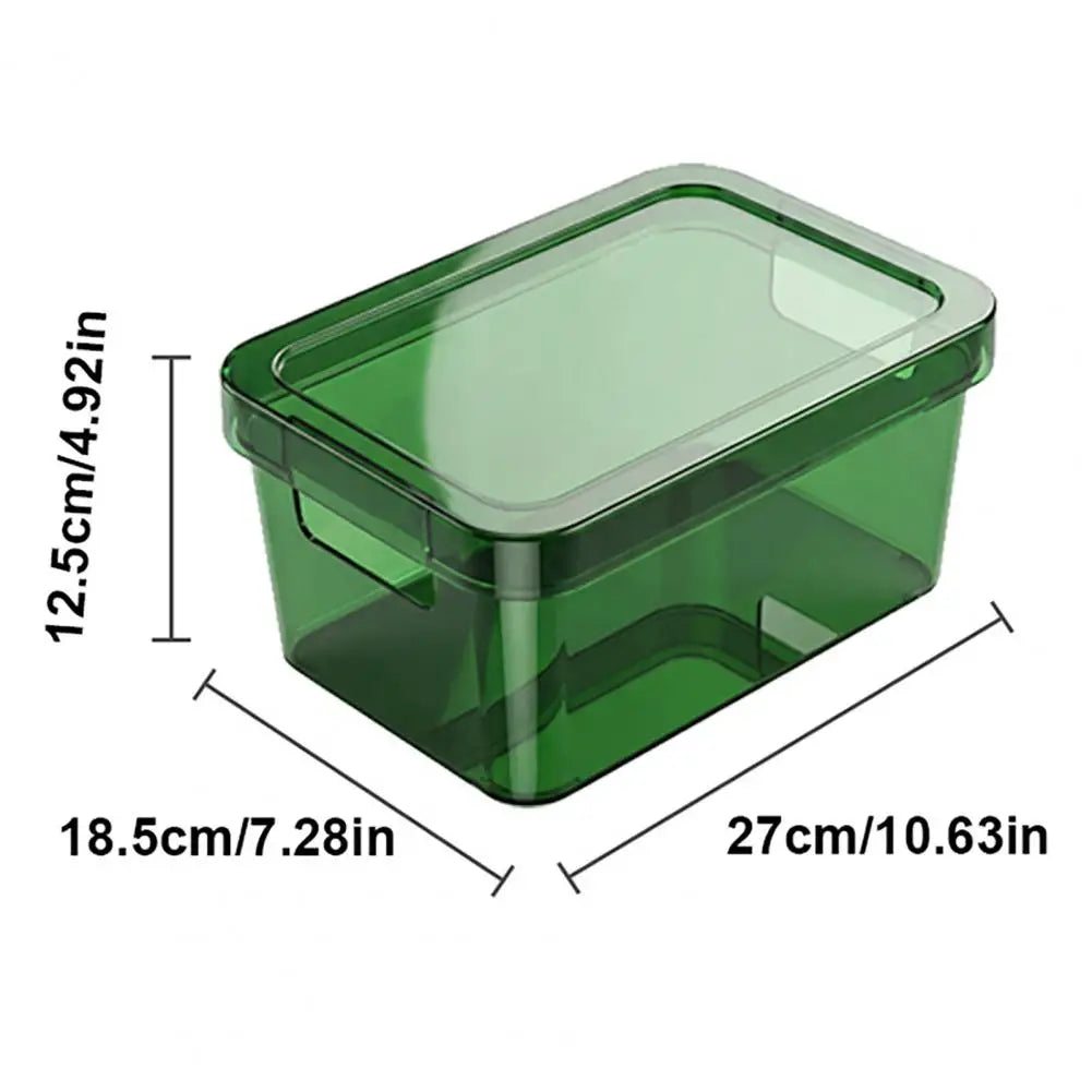Moisture-Proof Stackable Storage Box with Clear Lid | Organizer