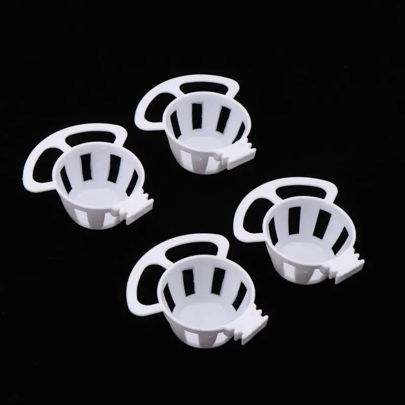 4Pcs Bird Food Cup Egg Tray Feeder for Canary Finch Parrot Bird Feeder Cup Nixie 03