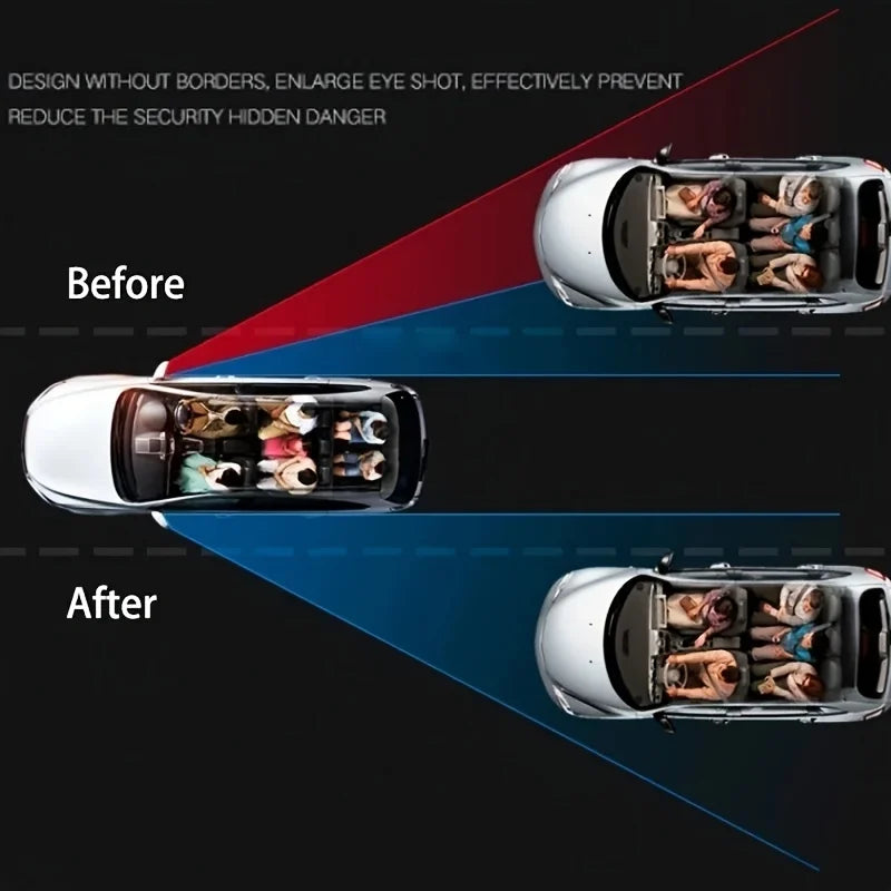 360° HD Circular Car Blind Spot Mirrors – 2-Piece Set Car Blind Spot Mirror Nixie