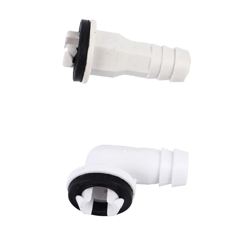 AC Drain Hose Connector Elbow Fitting with Rubber Ring for Gree Kelon