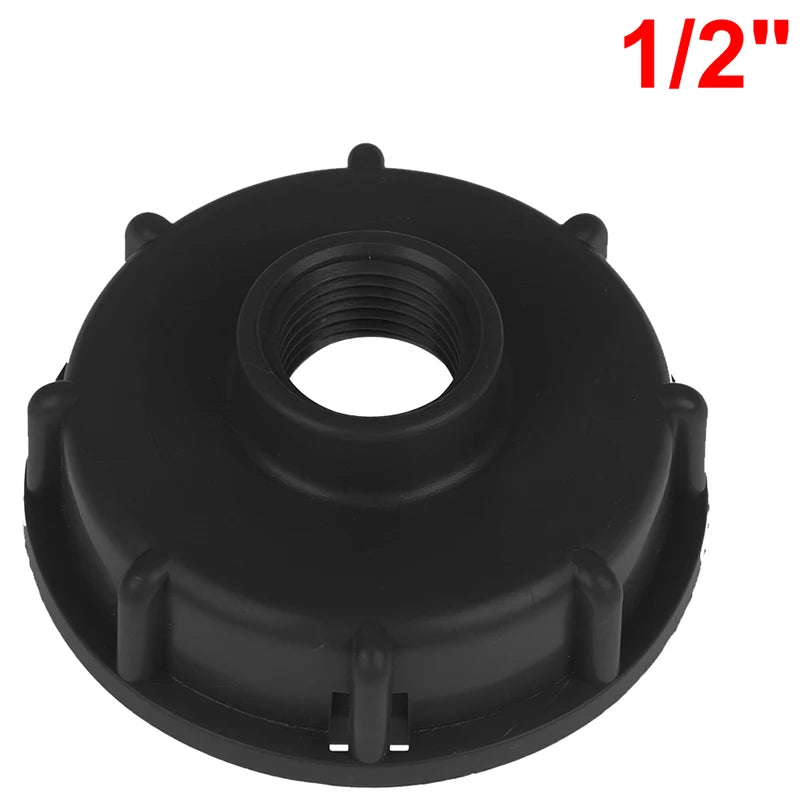 IBC Tank S60X6 Thread Cap Adapter 1/2" 3/4" 1" Connector IBC Tank Adapter Nixie 12 inch