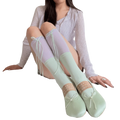 Korean Ballet Bow Thigh High Socks – Colorful Over-Knee Style
