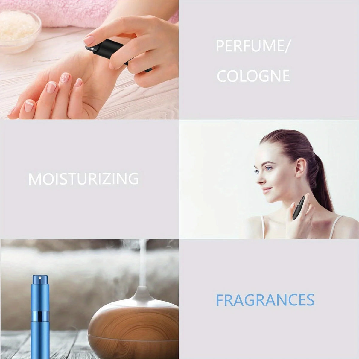 Nixie 8ml Refillable Mini Perfume Atomizer – Travel Spray Bottle Perfume Atomizer Nixie