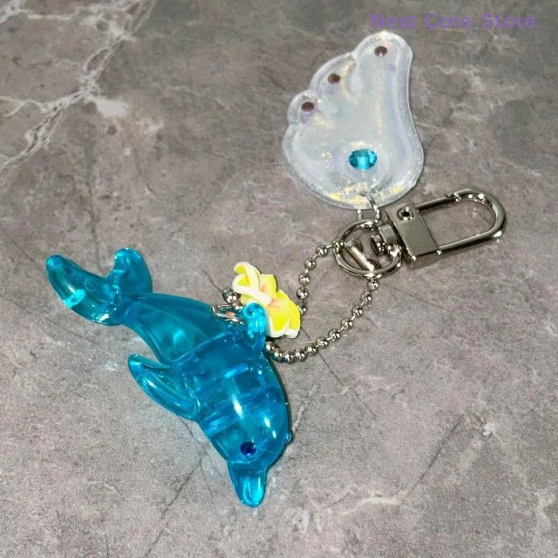 Y2K Cute Dolphin Keychain Bag Charm & Phone Strap Pendant Keychain Bag Charm Nixie